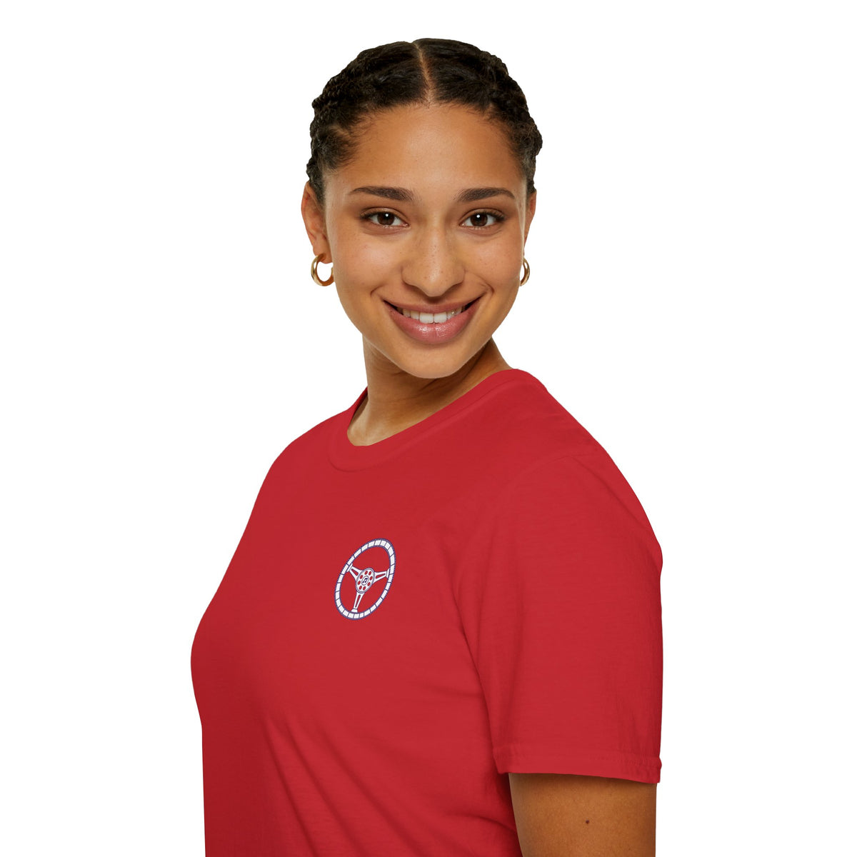 Cars, Music & Movies Unisex T-Shirt – Film Strip Steering Wheel Logo