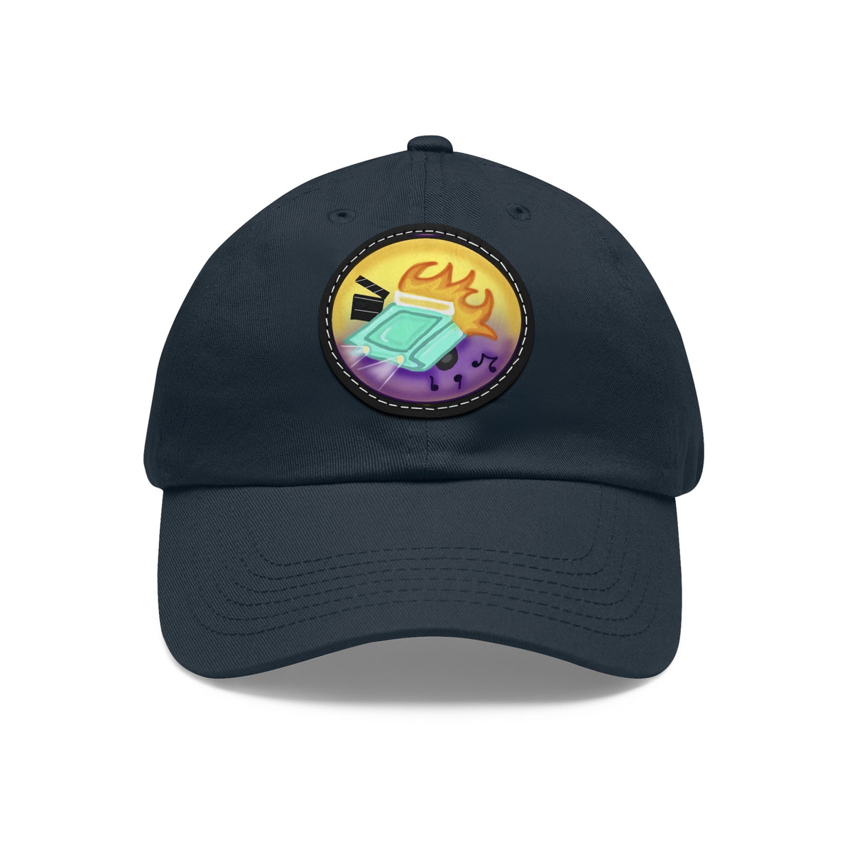 Cars, Music & Movies Leather Patch Hat – Original Vintage Car Logo