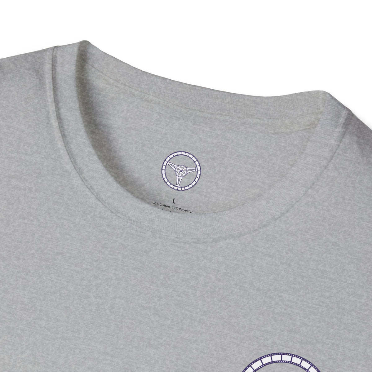 Cars, Music & Movies Unisex T-Shirt – Film Strip Steering Wheel Logo