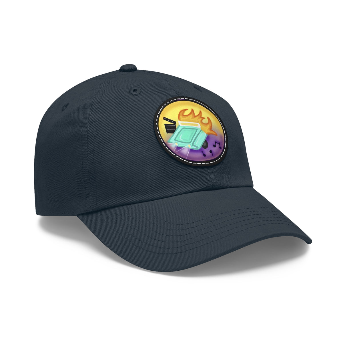 Cars, Music & Movies Leather Patch Hat – Original Vintage Car Logo