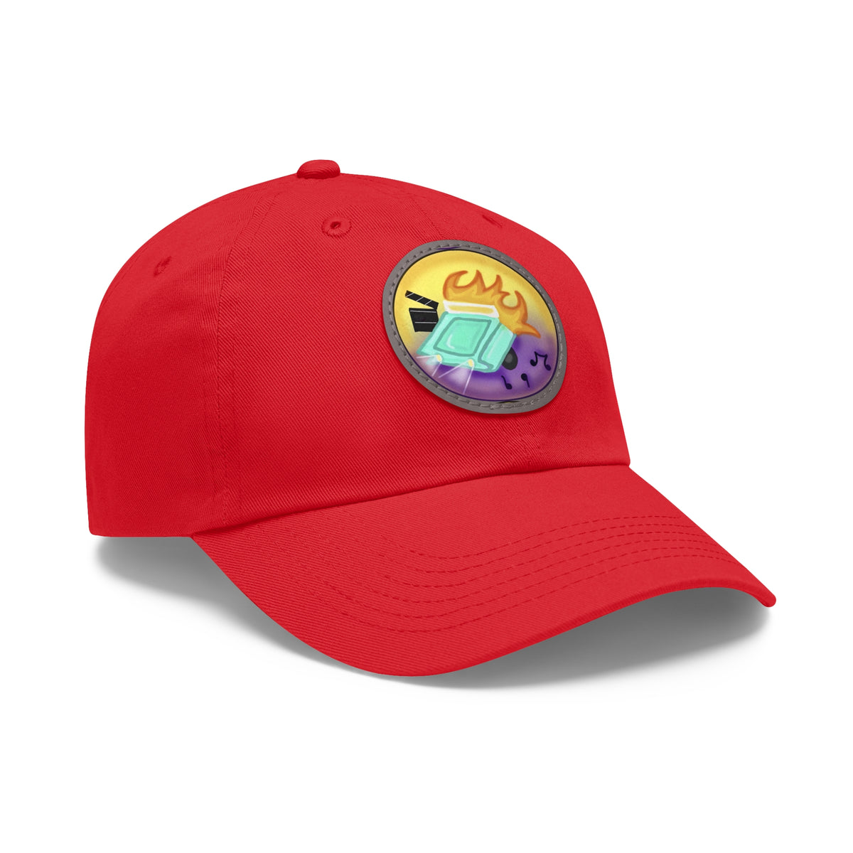 Cars, Music & Movies Leather Patch Hat – Original Vintage Car Logo