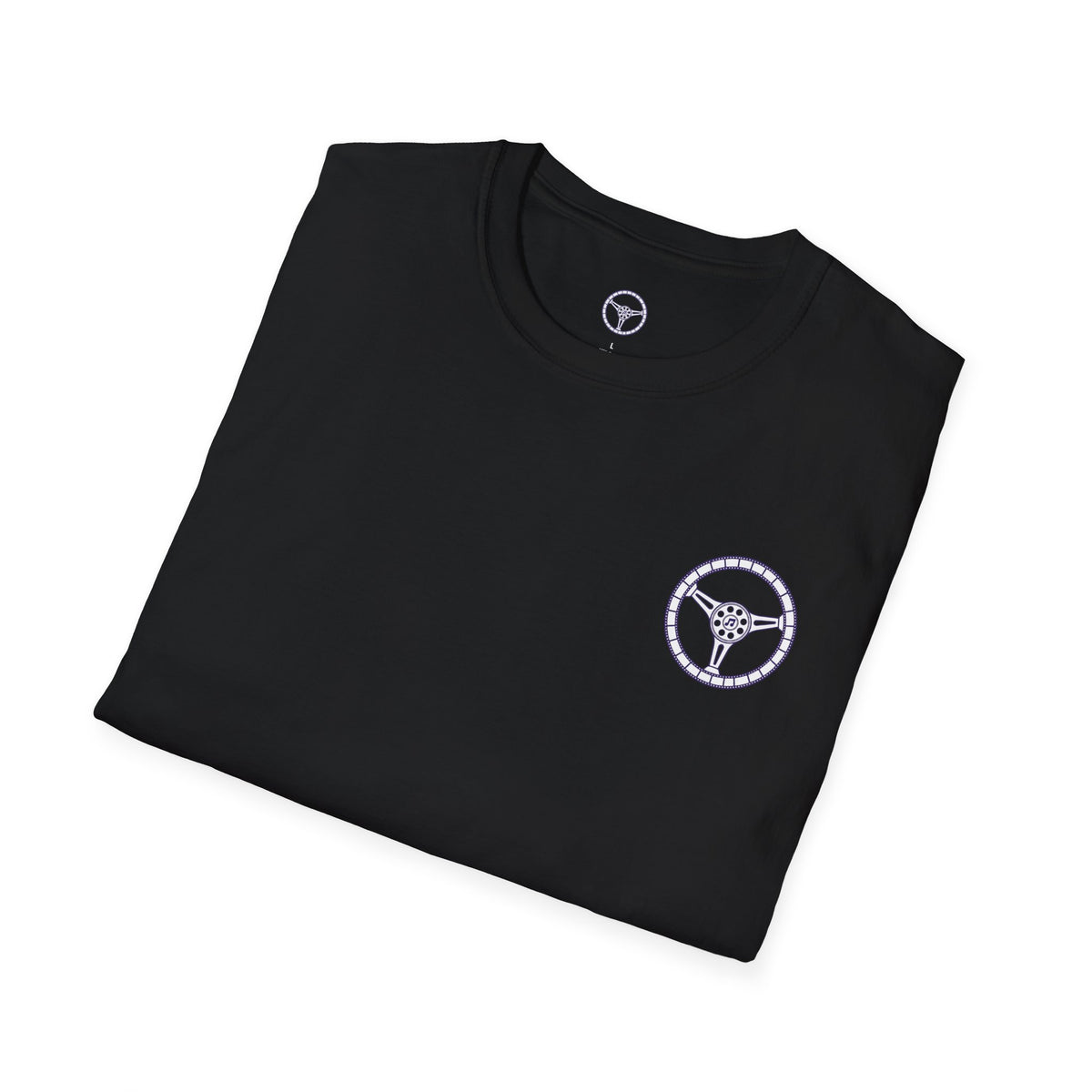 Cars, Music & Movies Unisex T-Shirt – Film Strip Steering Wheel Logo