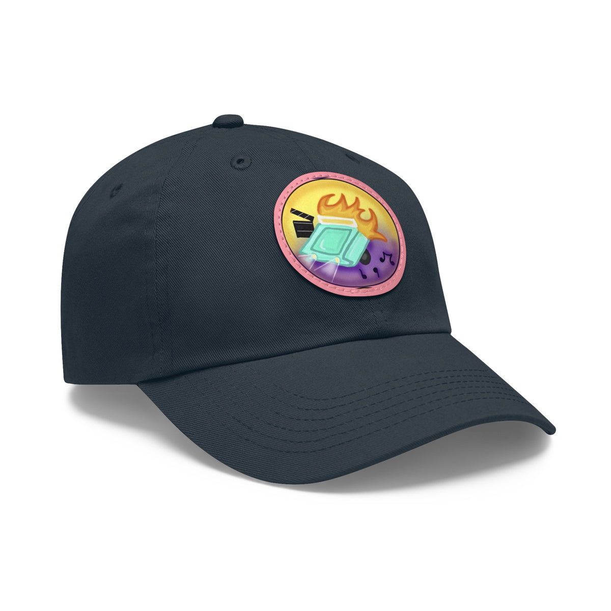 Cars, Music & Movies Leather Patch Hat – Original Vintage Car Logo