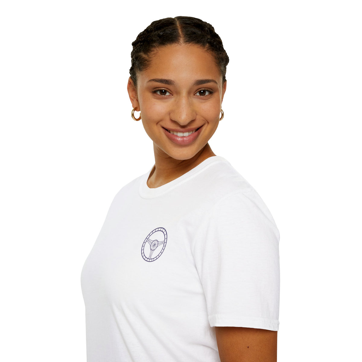 Cars, Music & Movies Unisex T-Shirt – Film Strip Steering Wheel Logo
