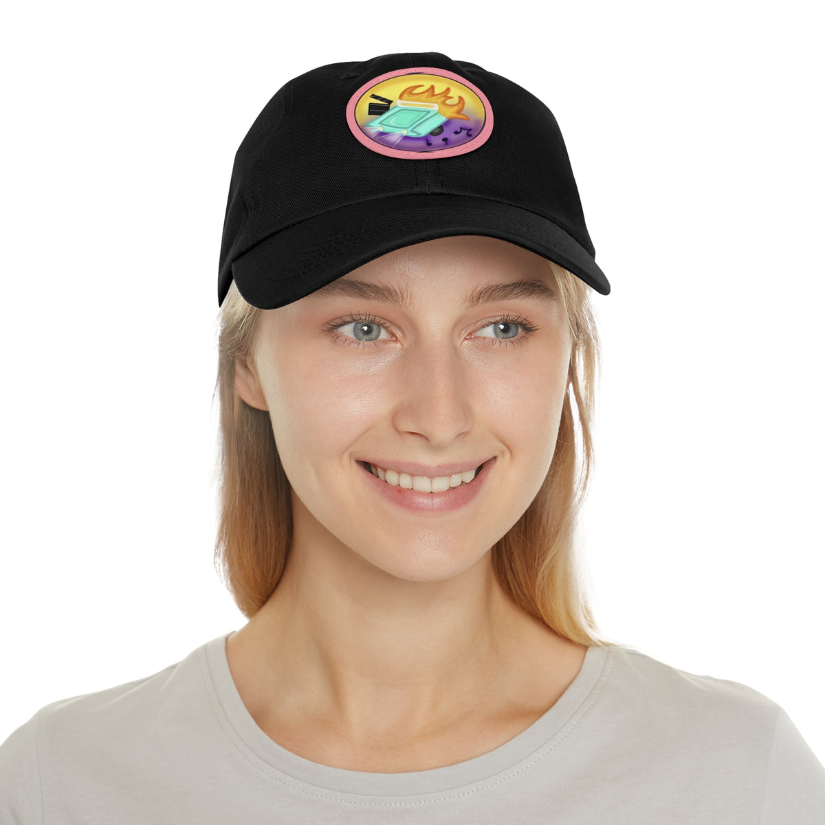 Cars, Music & Movies Leather Patch Hat – Original Vintage Car Logo