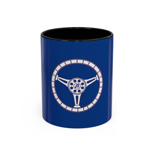 Cars, Music & Movies Two-Tone Accent Mug, 11oz