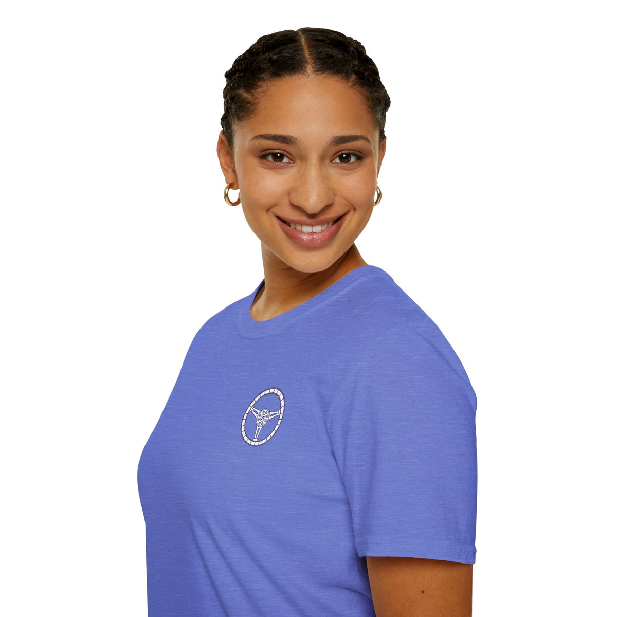 Cars, Music & Movies Unisex T-Shirt – Film Strip Steering Wheel Logo