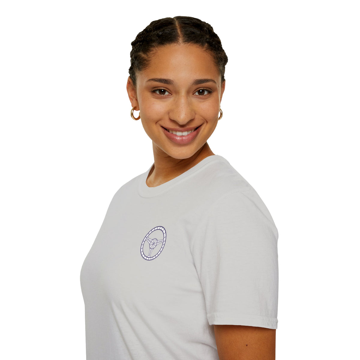 Cars, Music & Movies Unisex T-Shirt – Film Strip Steering Wheel Logo