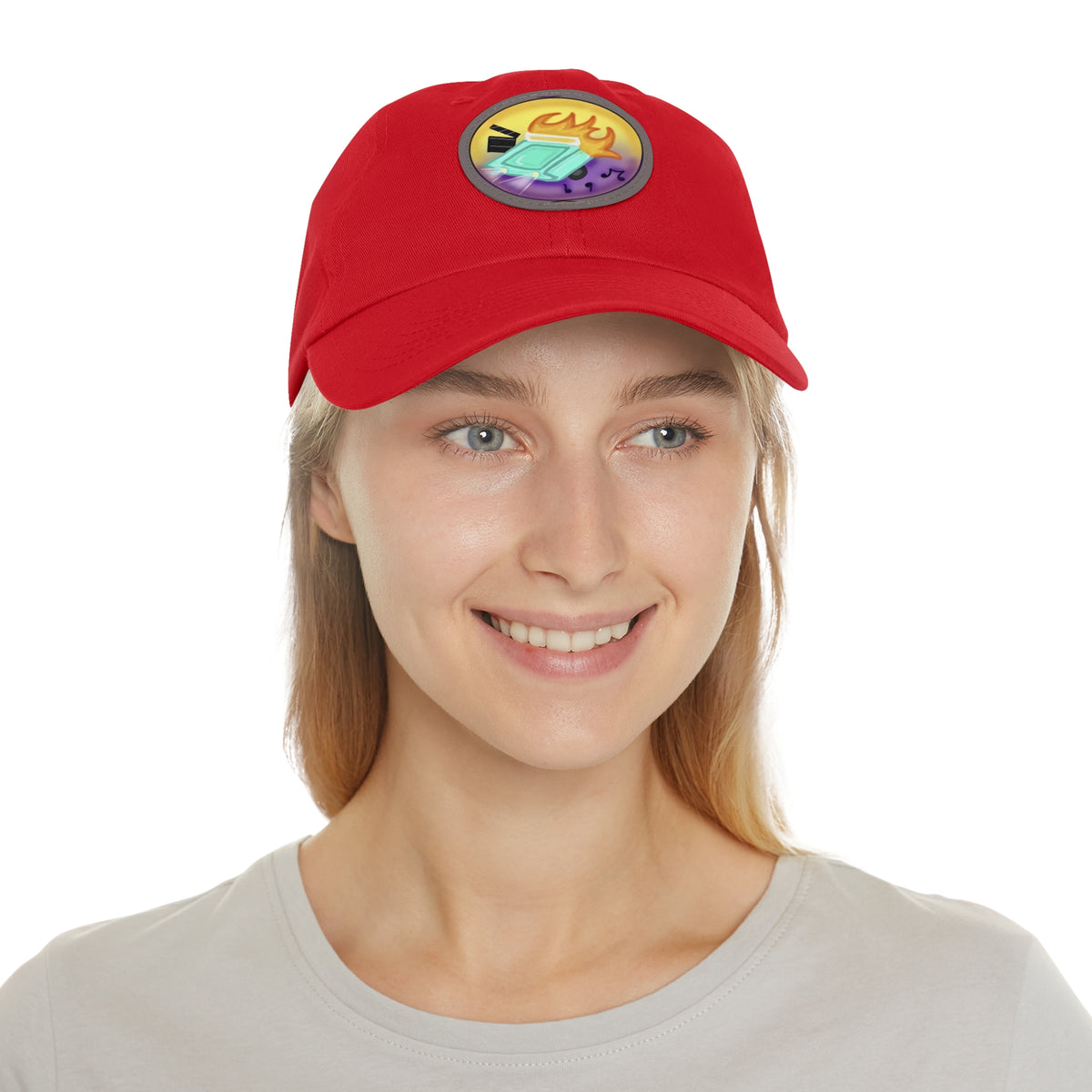 Cars, Music & Movies Leather Patch Hat – Original Vintage Car Logo