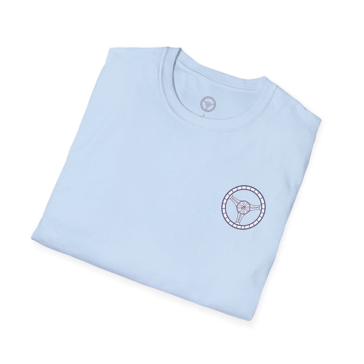 Cars, Music & Movies Unisex T-Shirt – Film Strip Steering Wheel Logo