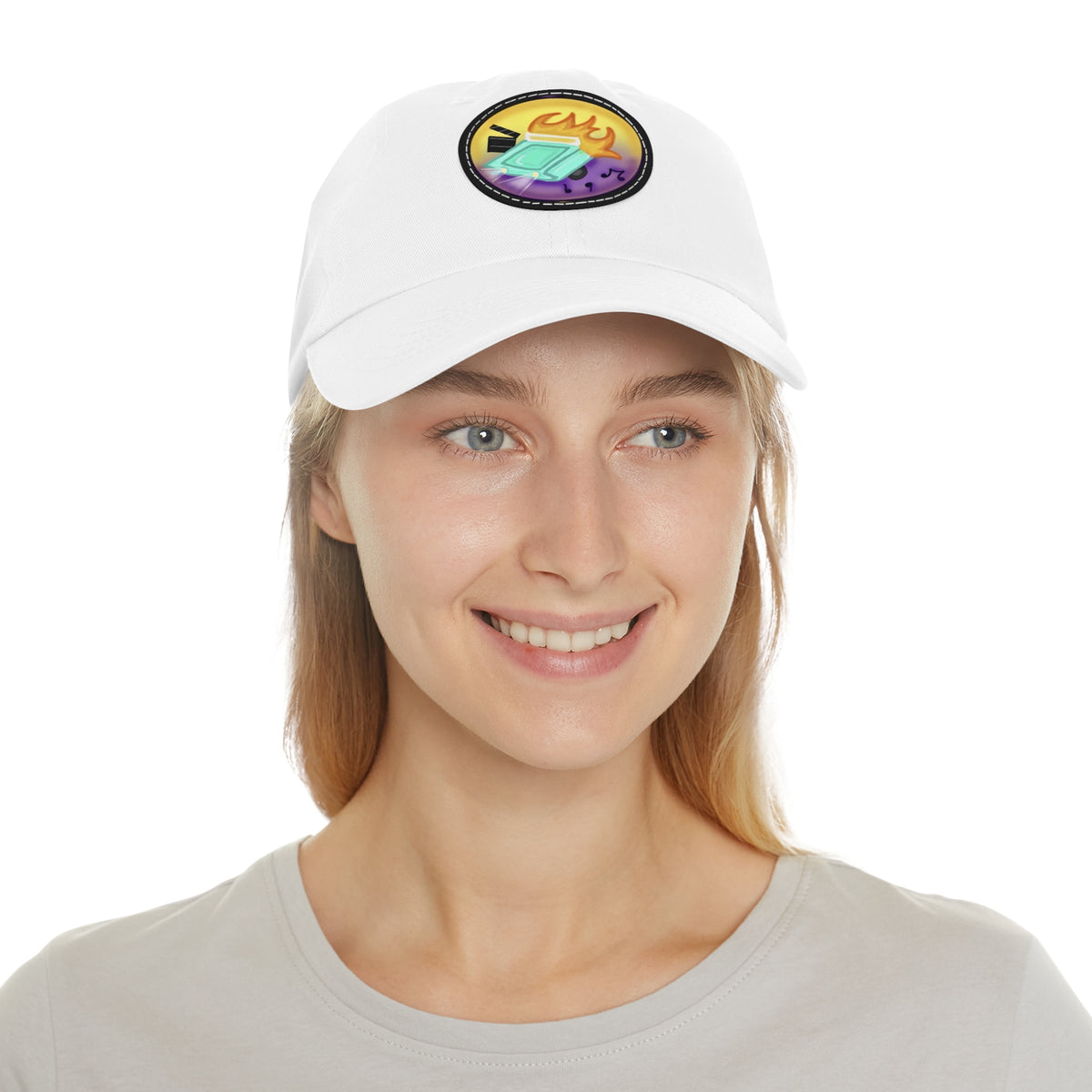 Cars, Music & Movies Leather Patch Hat – Original Vintage Car Logo