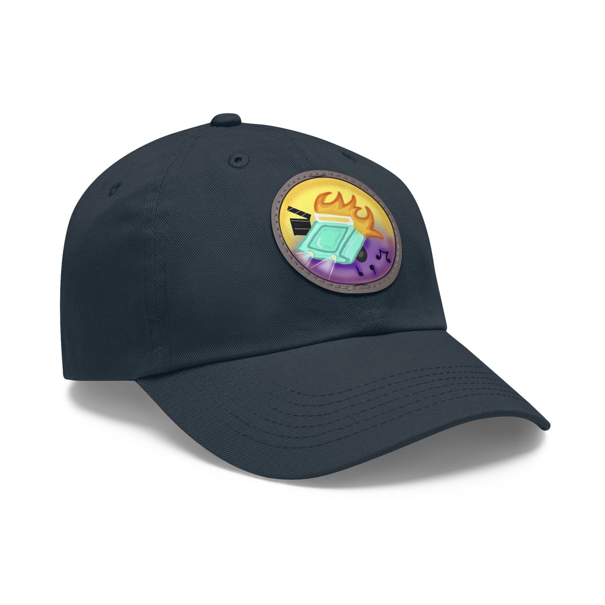 Cars, Music & Movies Leather Patch Hat – Original Vintage Car Logo