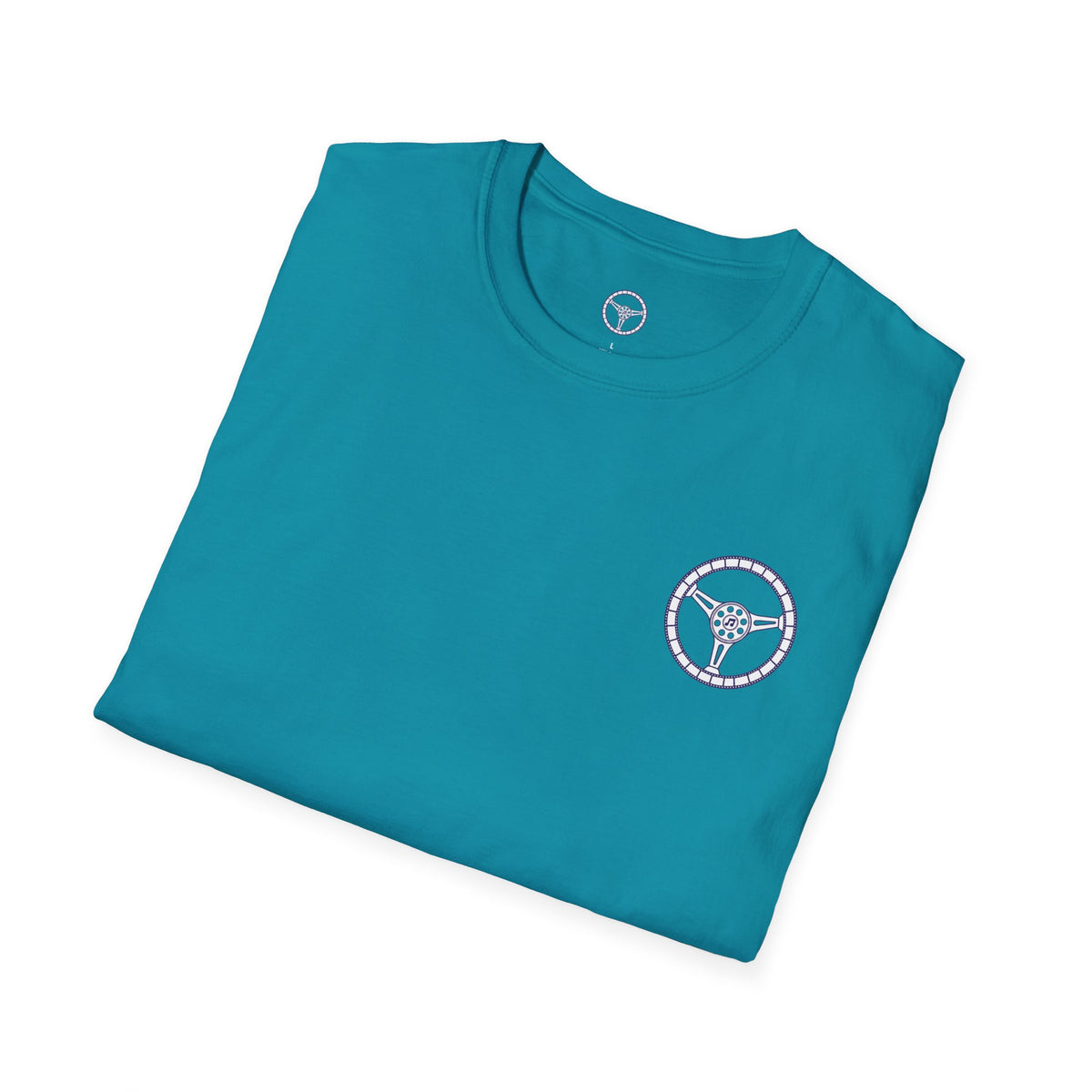 Cars, Music & Movies Unisex T-Shirt – Film Strip Steering Wheel Logo