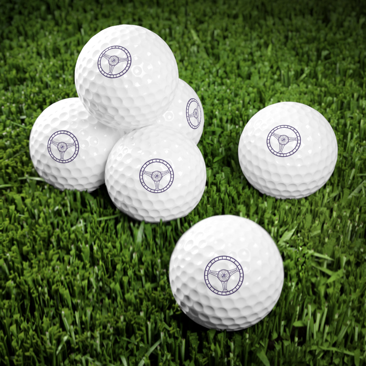 Cars, Music & Movies Golf Balls, 6-Pack