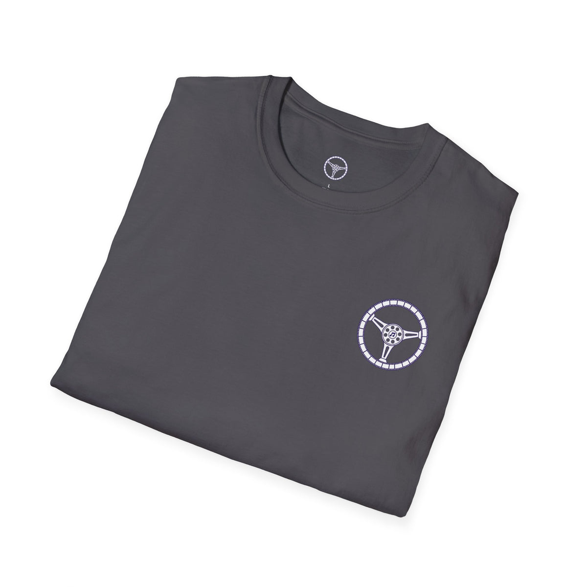 Cars, Music & Movies Unisex T-Shirt – Film Strip Steering Wheel Logo