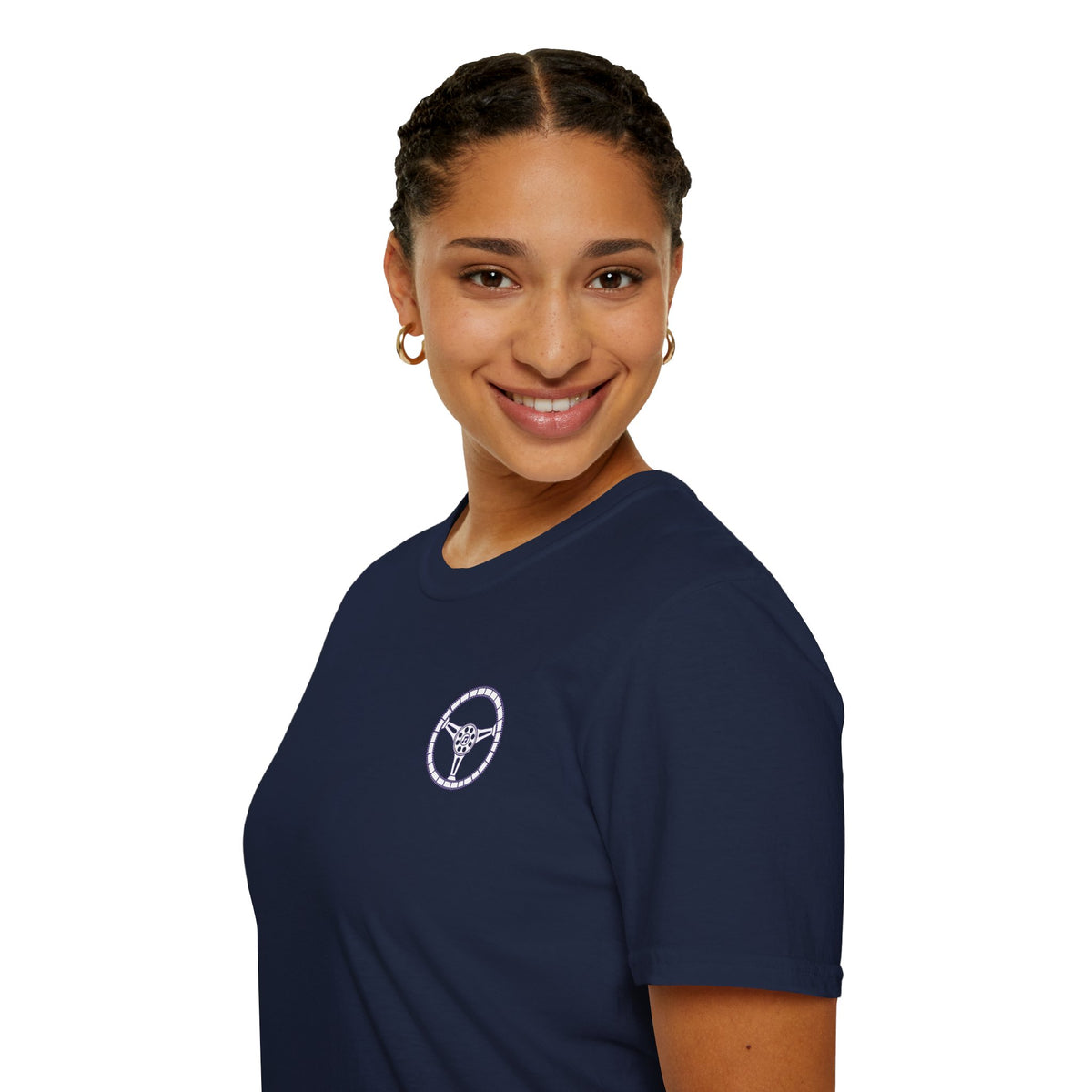 Cars, Music & Movies Unisex T-Shirt – Film Strip Steering Wheel Logo