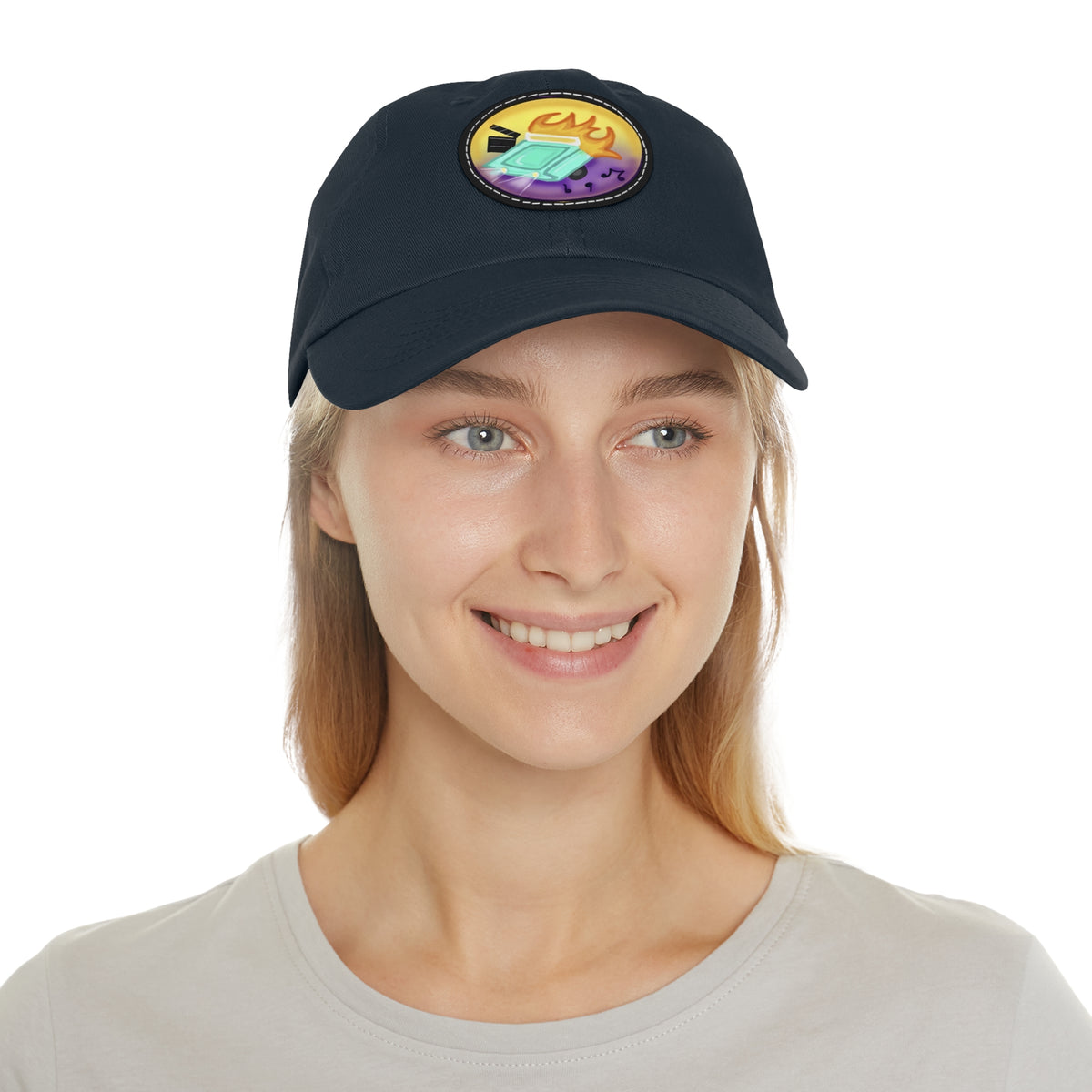 Cars, Music & Movies Leather Patch Hat – Original Vintage Car Logo