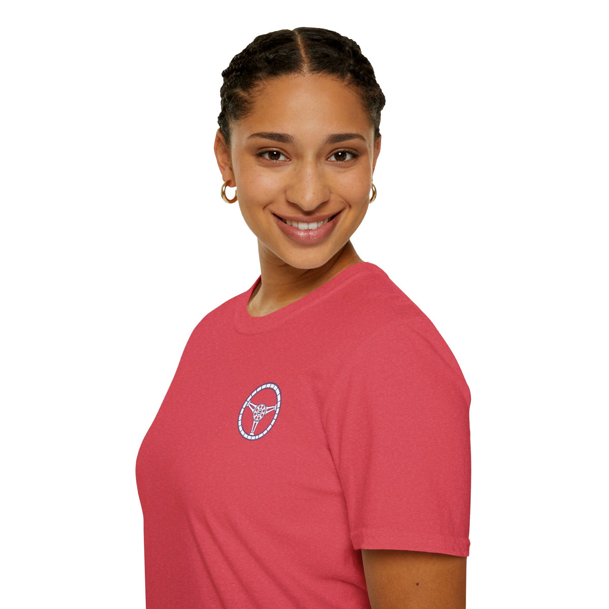 Cars, Music & Movies Unisex T-Shirt – Film Strip Steering Wheel Logo