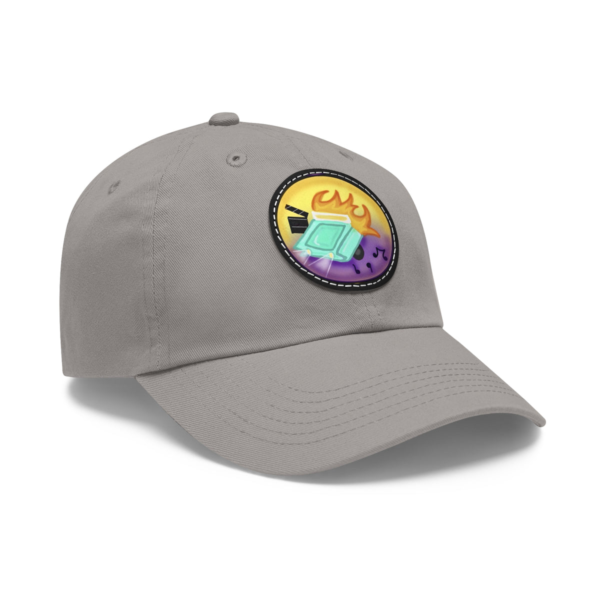 Cars, Music & Movies Leather Patch Hat – Original Vintage Car Logo