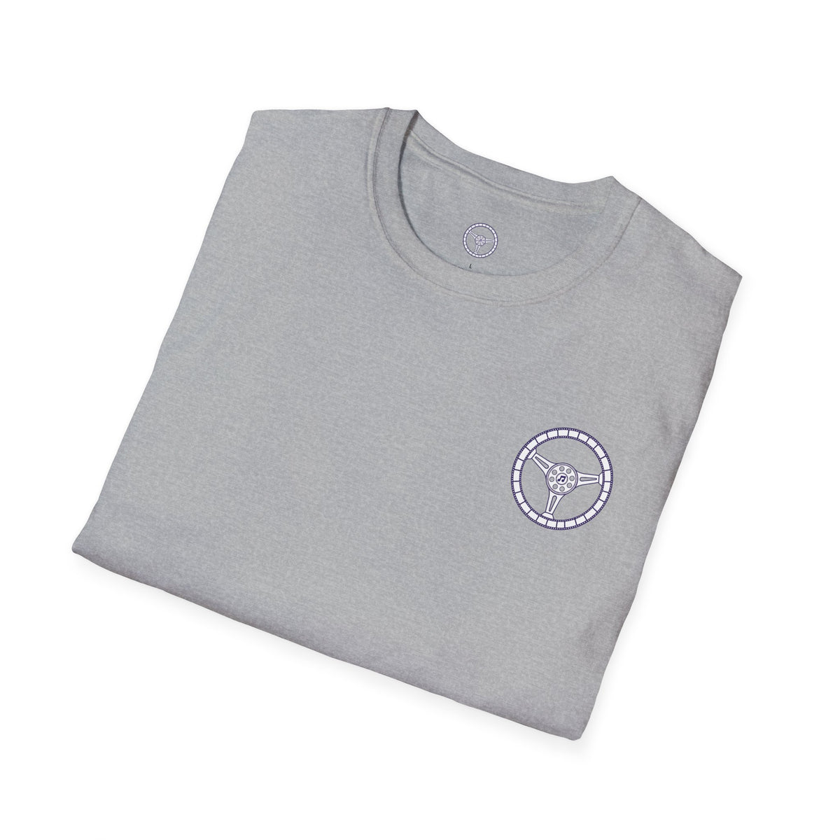 Cars, Music & Movies Unisex T-Shirt – Film Strip Steering Wheel Logo