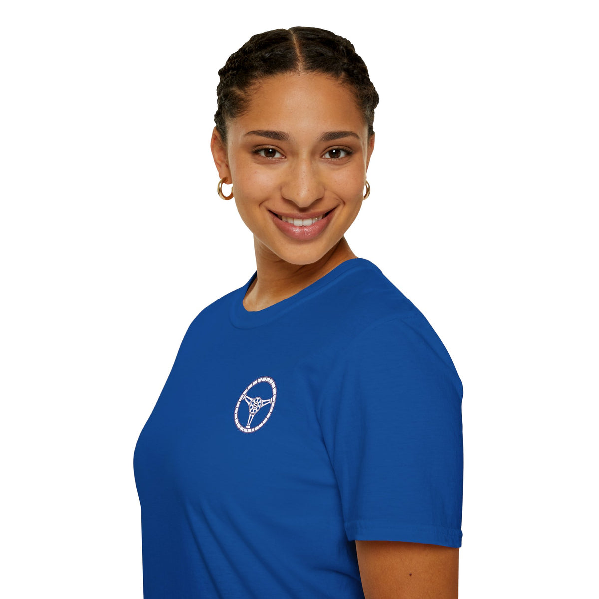 Cars, Music & Movies Unisex T-Shirt – Film Strip Steering Wheel Logo